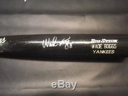 Wade Boggs Game Used/Worn/Uncracked/Signed Bat- Yankees/Red Sox