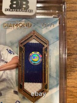 Walker Buehler Topps Diamond Icons Game Used Patch/On-card Auto #19/25 Dodgers