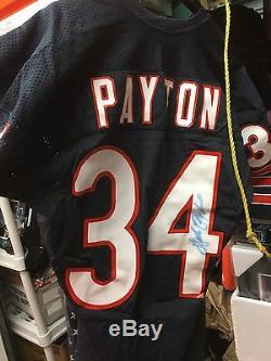 Walter Payton Chicago Bears Game Used Signed Jersey Circa 1984-86 PSA/DNA Authen