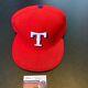 Will Clark Signed Game Used Texas Rangers Baseball Hat Cap With Jsa Coa