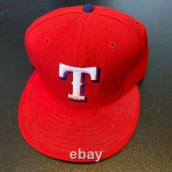 Will Clark Signed Game Used Texas Rangers Baseball Hat Cap With JSA COA