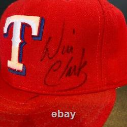 Will Clark Signed Game Used Texas Rangers Baseball Hat Cap With JSA COA