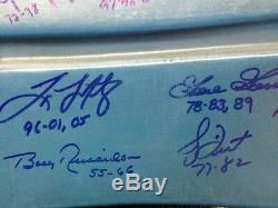 Yankee Stadium Game Used Signed Seatback 31 Auto Rivera Berra Torre FORD Steiner
