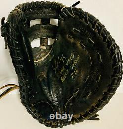 Yonder Alonso Signed Game Used Rookie Glove Auto PSA DNA COA