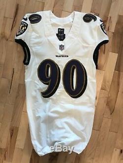 ZaDarius Smith 2017 Game Used Autographed Worn Baltimore Ravens Jersey
