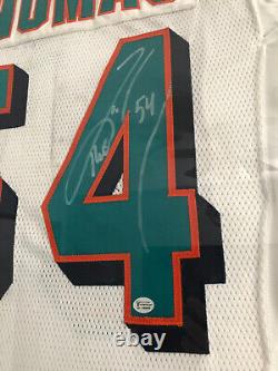 Zach Thomas Autograph Signed Game Used Jersey HOF Dolphins COA