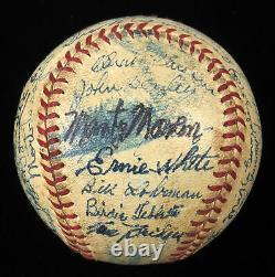 1942 St. Louis Cardinals World Series Champions Team Signed Game Used Baseball Bas