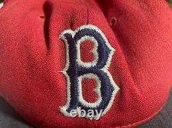 1977 Fergie Jenkins Jeu Usagé Worn Hat Autographié Boston Red Sox Mlb Cap Avec Coa