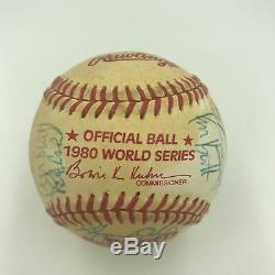 1980 L'équipe De Kansas City Royals Signé World Series Baseball Jeu Utilisé Psa Adn Coa