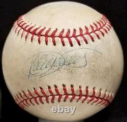 1990 KIRBY PUCKETT Balle de baseball utilisée en jeu signée Minnesota Twins White Sox vtg HOF