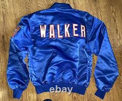 1990 Starter Montreal Expos #33 Larry Walker Game Worn Signé Dugout Jacket XL