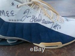 1990 Tim Hardaway Autographe Jeu D'occasion De Basket-ball Nike Chaussures M. E. E