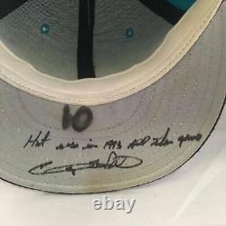 1993 Gary Sheffield Signé Jeu Utilisé Tous Star Game Florida Marlins Hat Cap Jsa