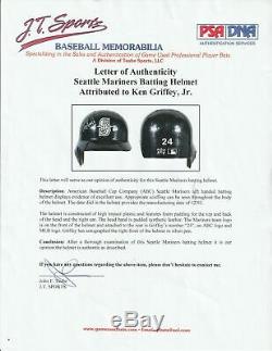 1994 Ken Griffey Jr. Jeu Occasion Et Signé Seattle Mariners Batting Helmet