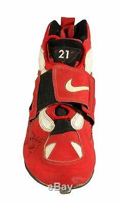 1995 Deion Sanders Jeu Occasion Et Signé Nike Taquet