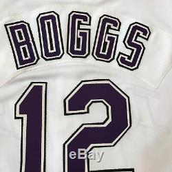 1999 Wade Boggs 3000 Hit Game Jeu Signé Tampa Bay Devil Rays Jersey Psa