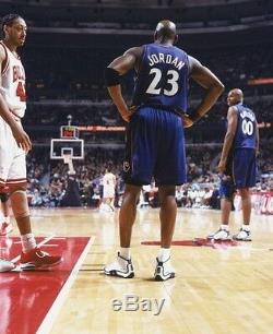 1/1 Historic Michael Jordan Team Fbi Game Utilisé Chaussures Dédicacées! Coa Uda Complet