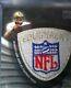1/1 Topps Drew Brees Saints Jeu Worn/used Nfl Shield Logo Patch Autographe Autographe