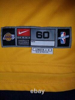 2001-02 Shaquille O’neal Nba Finals Game Worn/used & Signed Lakers Jersey (loa)