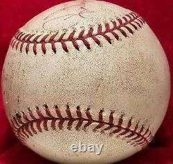 2001 RICKEY HENDERSON a signé le jeu utilisé de la balle de baseball OML de l'équipe des Padres vtg RARE 1/1