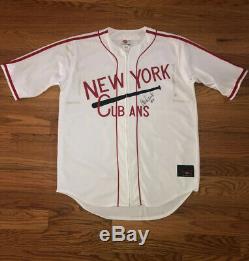 2001 Rey Ordonez Mets De New York Jeu Utilisé Worn Cubains Jersey Negro League Rare Signé