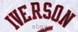 2002 Allen Iverson Jeu Utilisé - Signé Julius Erving Dr. J All Star Game Jersey