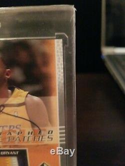 2003-04 Sp Jeu Utilisé Autographié Patches Authentiques Kobe Bryant Auto Lakers Patch