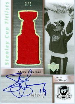 2009-10 The Cup Sidney Crosby Stanley Cup Titlists Jeu Utilisé Jersey Auto 1/1