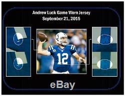 2015 Andrew Chance Jeu Indianapolis Colts Occasion Et Signé Accueil Jersey Photo Assorti