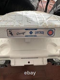2016 Chicago Cubs Kris Bryant Jeu Utilisé Autographié 3ème Base (2 Authentifications)