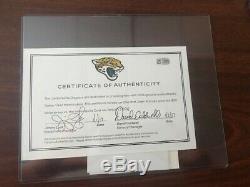 2016 Jalen Ramsey Jeu Utilisé Jacksonville Jaguars Chandail Autographié Rookie Vs Colts