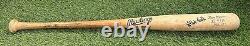 Albert Belle Cleveland Indians Jeu Bat D'occasion 1990 Signé Psa 10