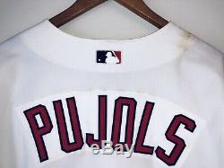 Albert Pujols Signé St. Louis Cardinals 2003 Jeu Utilisé Worn Jersey Auto Jsa Loa