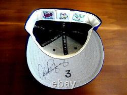 Alex Rodriguez # 3 Texas Rangers Ss A/s Signé Auto 2002 Jeu Utilisé Cap Hat Psa