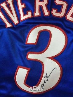 Allen Iverson Philadelphia 76ers # 3 2005/2006 Jeu Signé Jeu Porté Jersey Utilisé