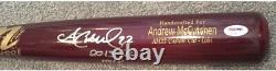 Andrew Mccutchen With 2013 Nl Mvp Psa/adn Withletter Signed Marucci Game Utilised Bat