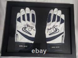 Andruw Jones A Utiliser Nike Autographié Bating Gloves! Yankees Braves! Beckett