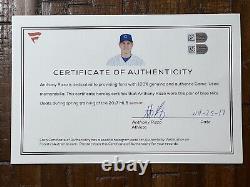 Anthony Rizzo Chaussures de baseball utilisées et portées 2016-2017 des Chicago Cubs, autographe signé avec certificat d'authenticité (COA)