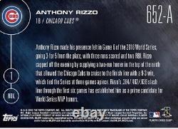 Anthony Rizzo a signé une balle de la Série mondiale des Cubs de 2016 utilisée lors du match 6 Fanatics/mlb