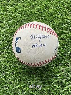 Austin Riley Atlanta Braves Jeu D'occasion De Baseball Carrière Hr # 22 Signé