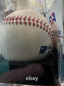 Balle de baseball utilisée lors du match signée par Shohei Ohtani le 16 mai 2021 - HR 59, Jeu MVP de l'année - PSA/DNA.