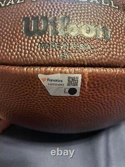 Ballon de football signé utilisé lors du match des Indianapolis Colts le 25/09/2022