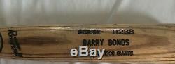 Barry Bonds Signé Jeu Utilisé Bat 1993-1997 Psa Gu 9 Giants