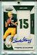 Bart Starr 2010 Panini Certified Fabric Of The Game Auto Game Used Jersey 23/25