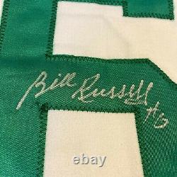Bill Russell A Signé Authentic Boston Celtics Jeu Utilisé Jersey Jsa & Mears Coa