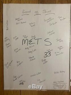 Binghamton Mets Jeu Utilisé Porté Ny Ligue Jersey Aa Mineur Gary Carter Signe + 29