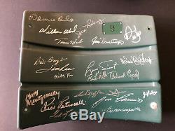 Boston Red Sox Signés Fenway Park # 9 Jeu D'occasion Seatback 21 Autographs Mlb Cert