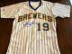 Brewers Robin Yount 1989 Mvp Game Worn Used & Signed Baseball Jersey Mears Loa