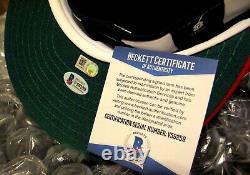 Bruce Bochy 2019 Jeu D'occasion Signé Autographié 4 Juillet Casquette De Baseball Giants