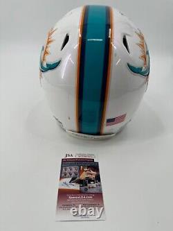 Casque authentique de jeu utilisé signé par Devante Parker des Miami Dolphins avec certificat JSA Witness Coa